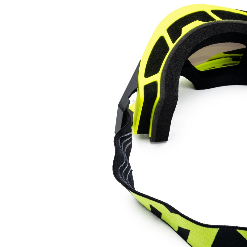 Lunettes de motocross iMX Sand jaune-noir avec plexiglas iridium