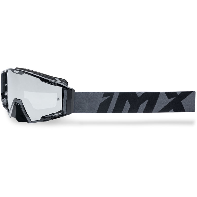 Lunettes de motocross iMX Sand gris-noir avec plexiglas iridium