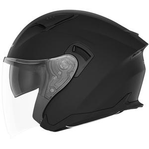 Casque moto jet NOX N130 noir mat