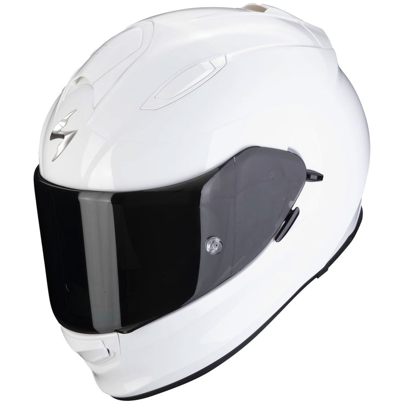 Casque moto intégral Scorpion Exo-491 Solid blanc
