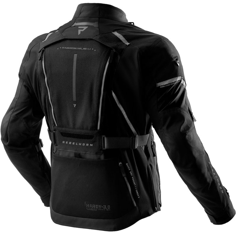 Blouson moto Rebelhorn Hardy 3.0 noir