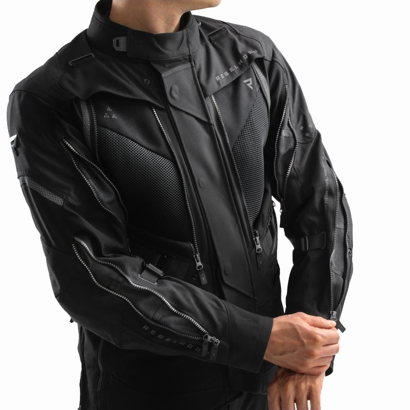 Blouson moto Rebelhorn Hardy 3.0 noir