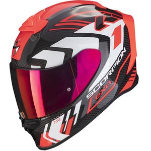Casque intégral Scorpion EXO-R1 EVO Carbon Air Supra noir-rouge