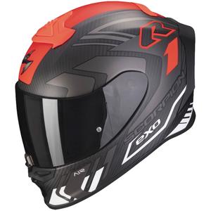 Casque intégral Scorpion EXO-R1 EVO Carbon Air Supra noir-argent-rouge