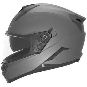 Casque moto intégral NOX N304S, titane mat