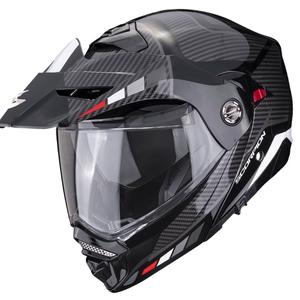 Casque moto SCORPION ADX-2 CAMINO noir-argent-rouge soldes
