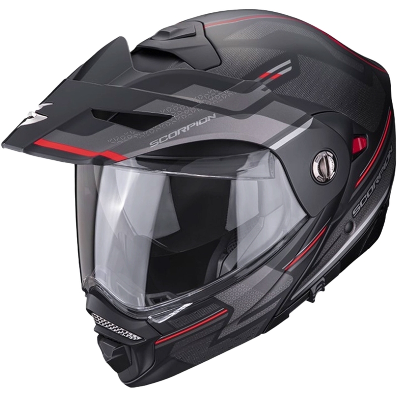 Casque moto SCORPION ADX-2 CARRERA mat noir-rouge