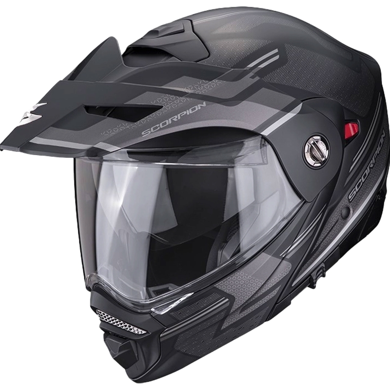 Casque moto SCORPION ADX-2 CARRERA noir mat-argenté