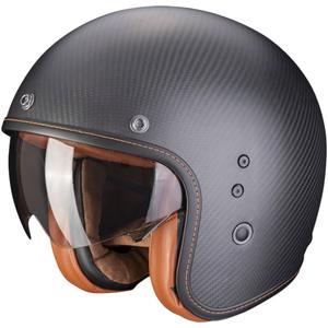 Casque ouvert Scorpion Belfast Evo Carbon Black Matte