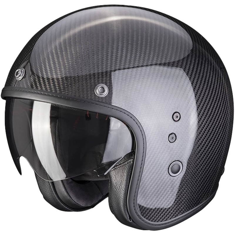 Casque ouvert Scorpion Belfast Evo Carbon Black