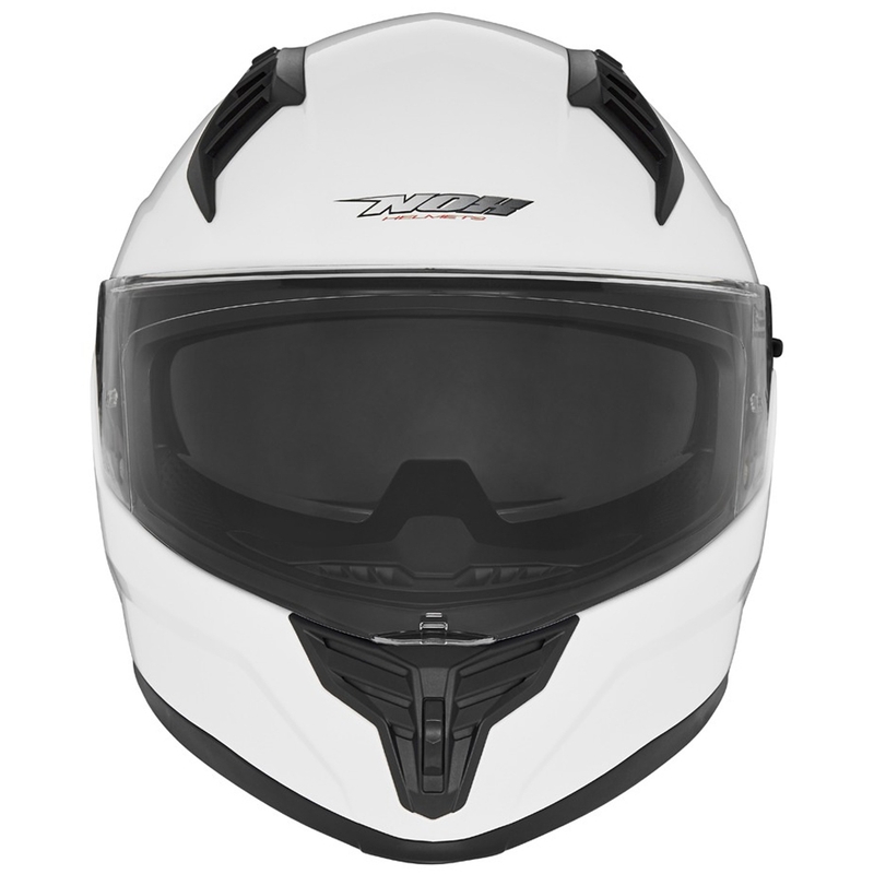 Casque moto intégral NOX N401 blanc