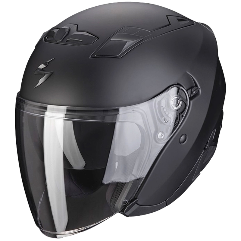 Casque moto ouvert SCORPION EXO-230 Solid black matt