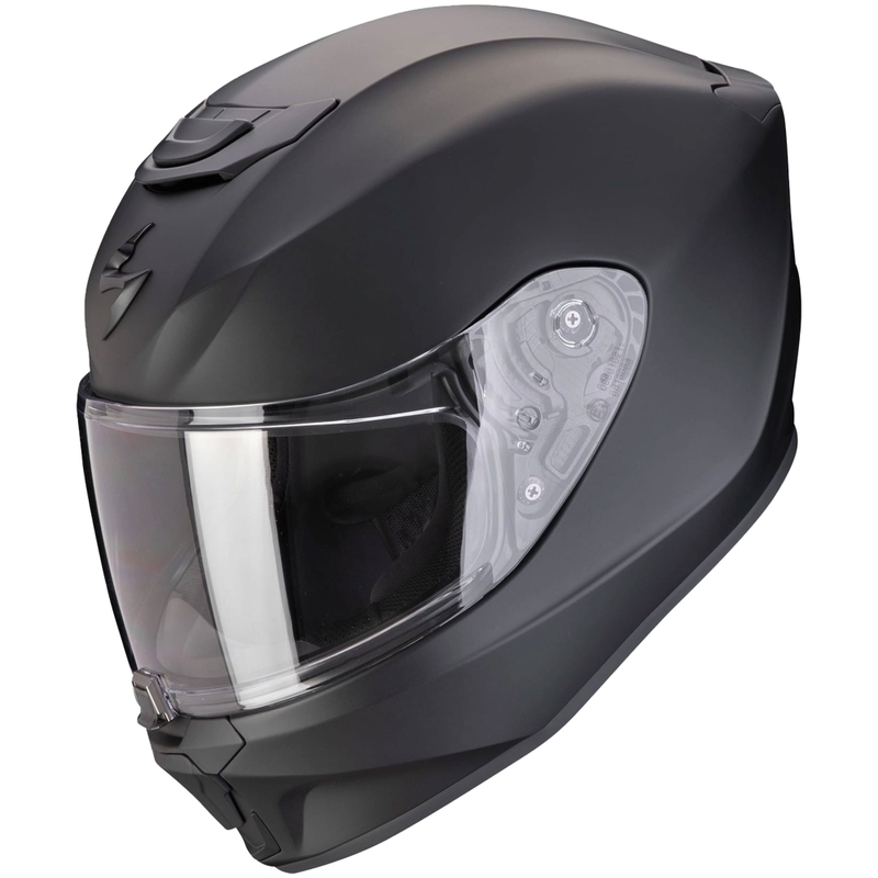 Casque intégral de moto enfant Scorpion EXO-JNR AIR SOLID, noir mat