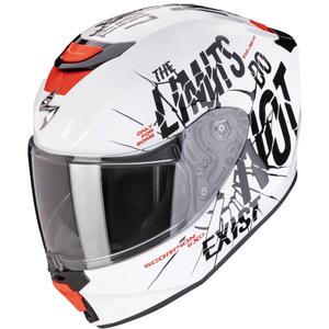 Casque moto enfant Scorpion EXO-JNR AIR BOUM blanc-noir