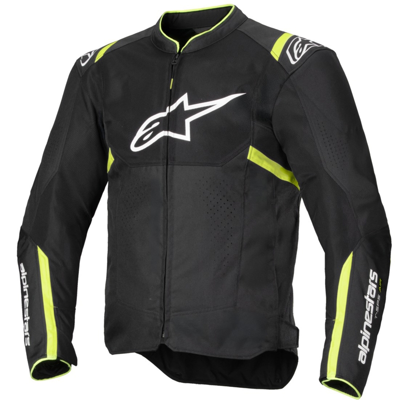 Blouson moto Alpinestars T-SPS Air V2 noir-jaune fluo