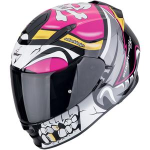 Casque moto intégral Scorpion EXO-491 PIRATE rose