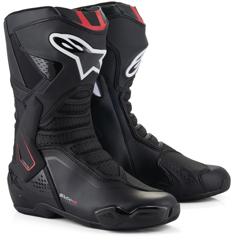 Bottes moto Alpinestars SMX-6 3 noir-rouge
