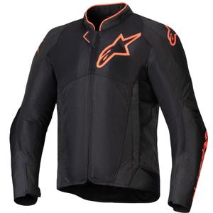 Blouson moto Alpinestars Viper Air V4 noir-rouge fluo