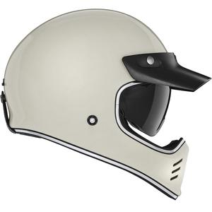 Casque moto intégral NOX PREMIUM SEVENTY II ivoire blanc