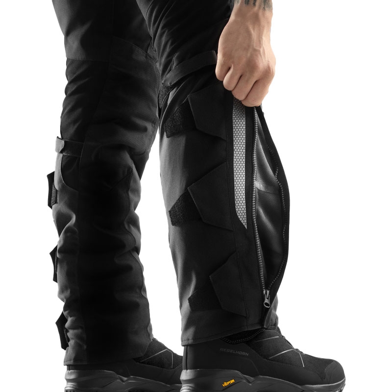 Pantalon moto allongé Rebelhorn Hardy 3.0 noir