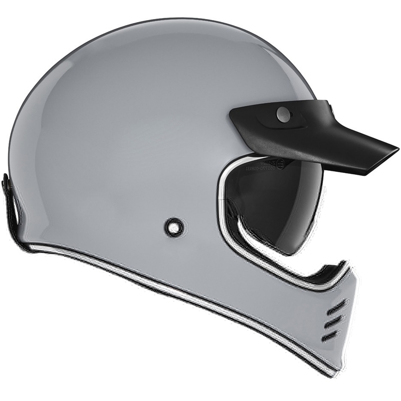 Casque moto intégral NOX PREMIUM SEVENTY II gris