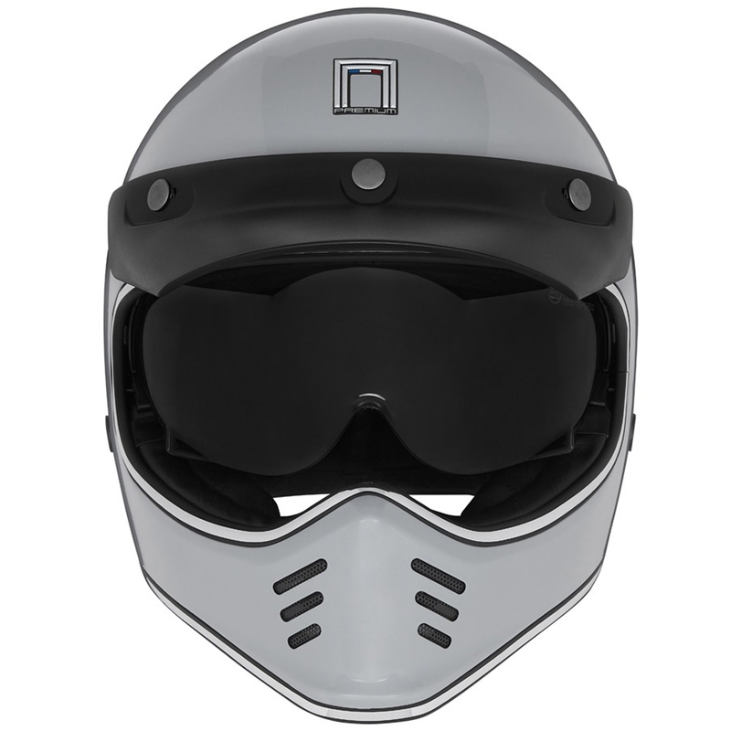 Casque moto intégral NOX PREMIUM SEVENTY II gris