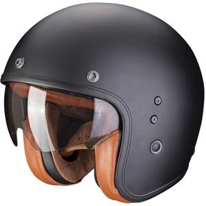 Casque ouvert SCORPION BELFAST EVO LUXE noir mat