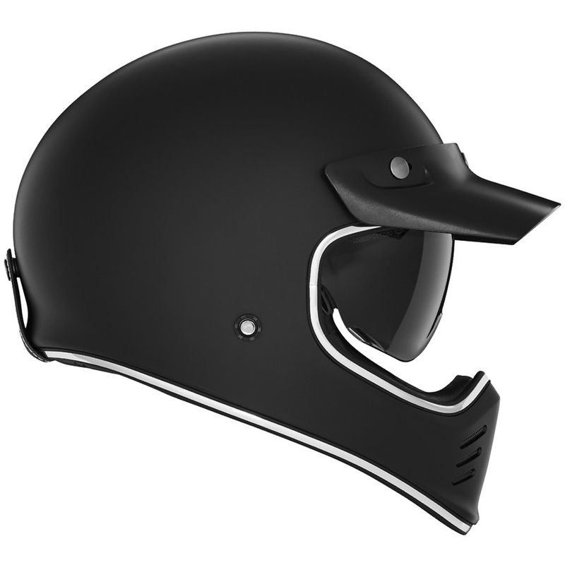 Casque moto intégral NOX PREMIUM SEVENTY II noir mat