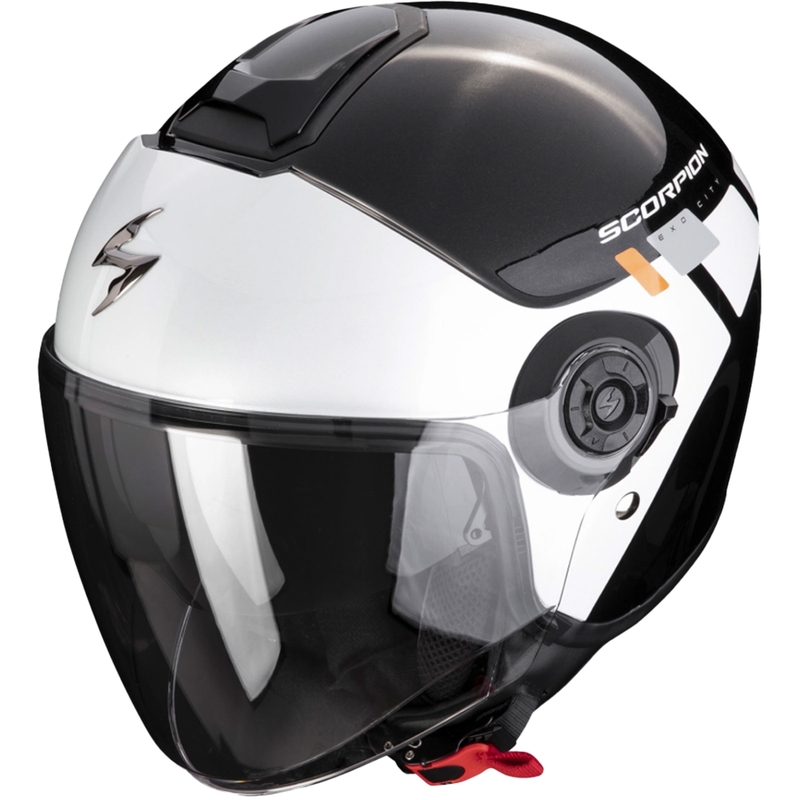 Casque ouvert Scorpion EXO-CITY II Mall noir et blanc