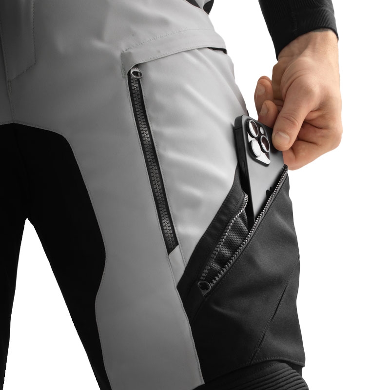 Pantalon moto Rebelhorn Hardy 3.0 noir-gris