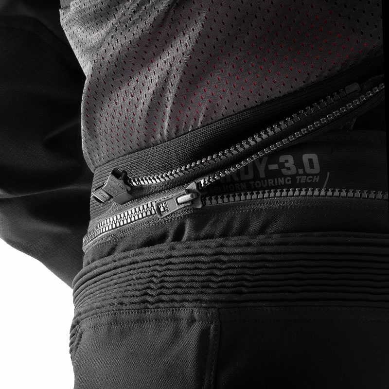 Pantalon moto Rebelhorn Hardy 3.0 noir-gris