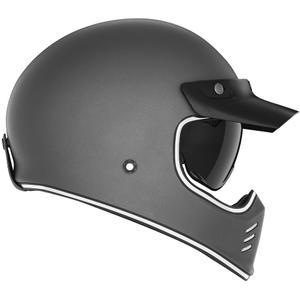 Casque moto intégral NOX PREMIUM SEVENTY II, titane
