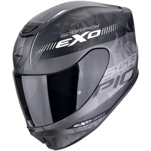 Casque moto intégral Scorpion EXO-391 AVA noir mat-argenté