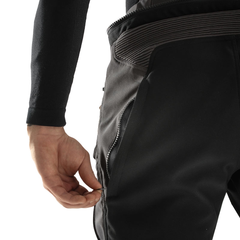 Pantalon moto Rebelhorn Hardy 3.0 beige-gris-rouge