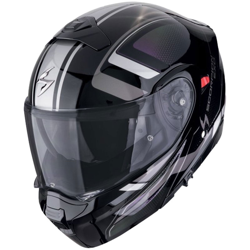 Casque de moto modulable Scorpion EXO-930 EVO ARDENS caméléon noir