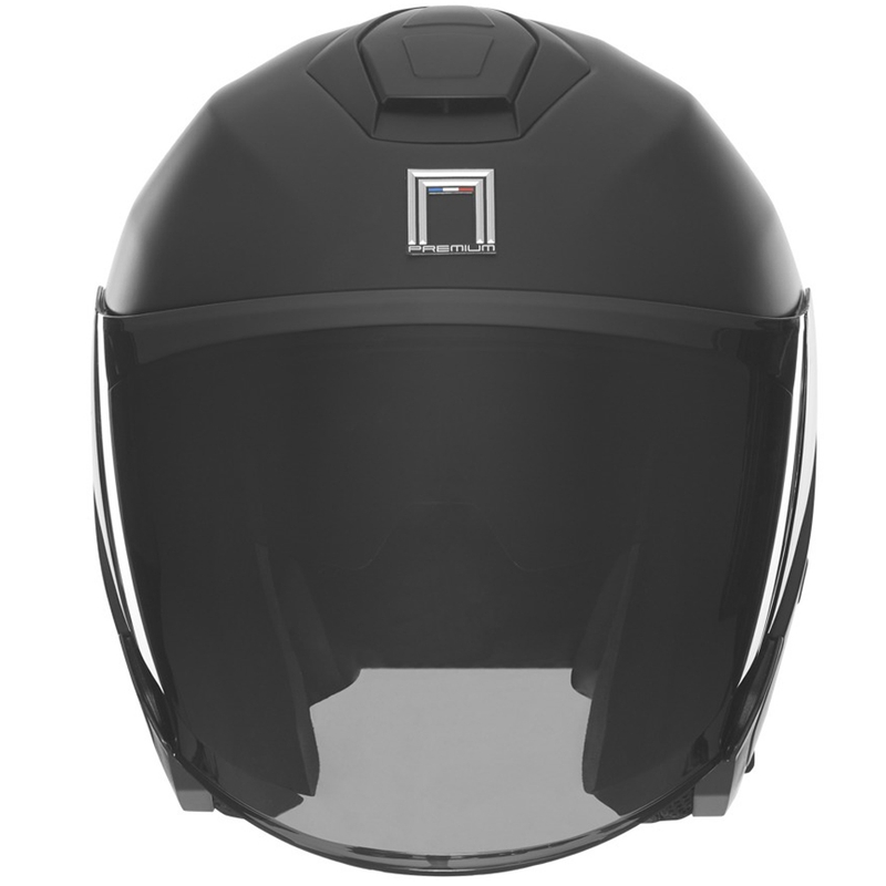 Casque moto jet NOX PREMIUM SPY noir mat