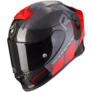 Casque intégral Scorpion EXO-R1 EVO Carbon Air Corpus II noir-rouge