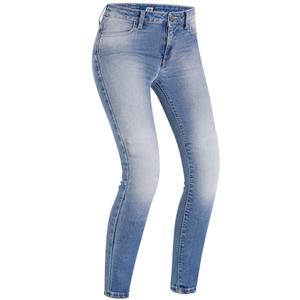 Jean moto femme PMJ Ginevra bleu