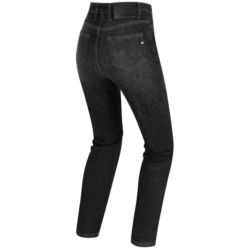 Jean moto femme PMJ Sara noir