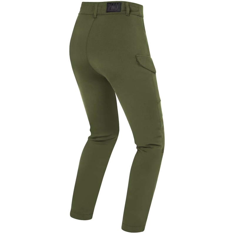Jean moto femme PMJ Sidney kaki