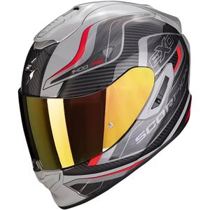 Casque moto intégral Scorpion EXO-1400 EVO Air Attune gris-noir-rouge