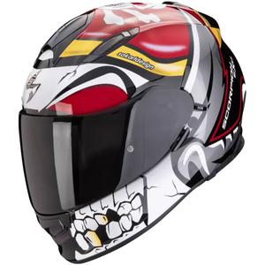 Casque moto intégral Scorpion EXO-491 PIRATE rouge