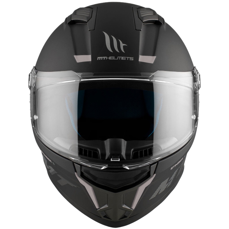 Casque moto intégral MT Stinger 2 Solid noir mat