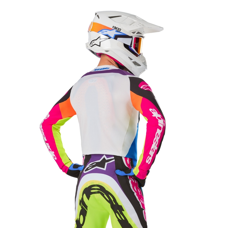 Maillot motocross Alpinestars Supertech SX édition limitée HAY multicolore
