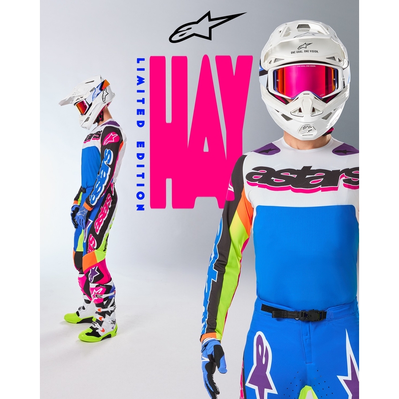 Pantalon motocross Alpinestars SUPERTECH édition limitée HAY multicolore