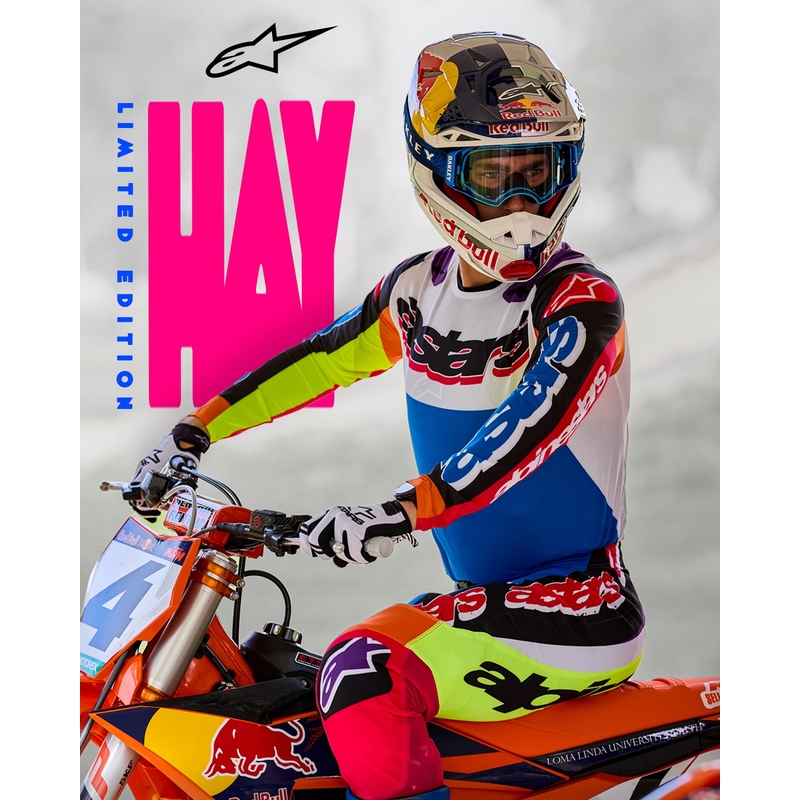 Pantalon motocross Alpinestars SUPERTECH édition limitée HAY multicolore