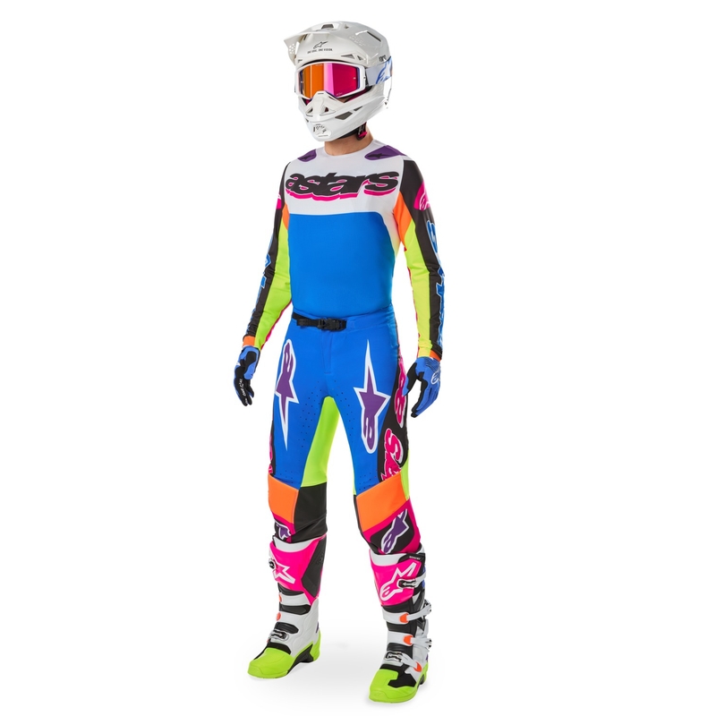 Pantalon motocross Alpinestars SUPERTECH édition limitée HAY multicolore