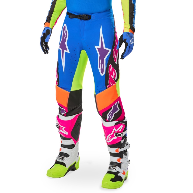 Pantalon motocross Alpinestars SUPERTECH édition limitée HAY multicolore