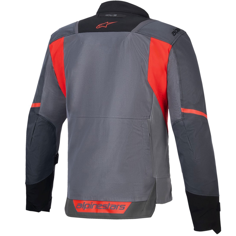 Blouson moto Alpinestars ST-2 Air gris-gris foncé-rouge