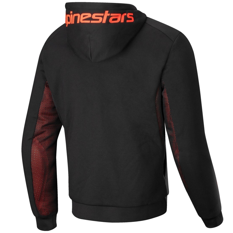 Sweat-shirt moto Alpinestars Chrome Air Sport noir-rouge